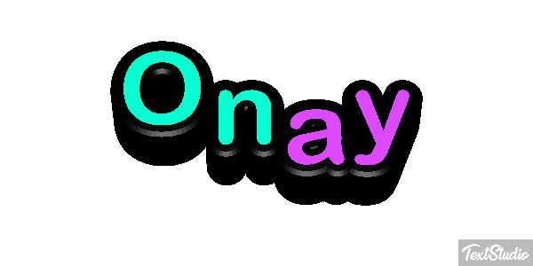 Onay Text effect