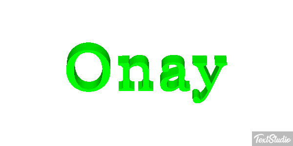 Onay Text effect
