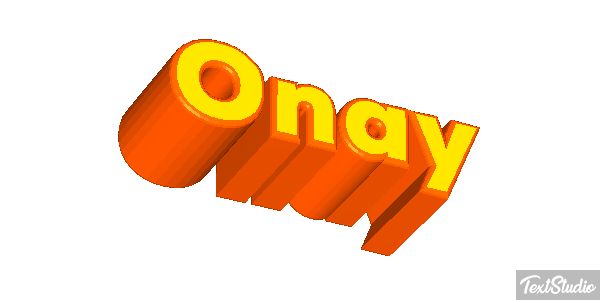 Onay Text effect