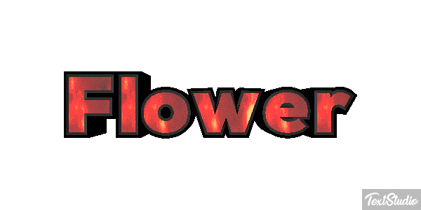 Flower Effetto testo