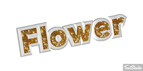 Flower Effetto testo