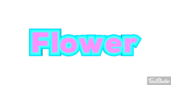Flower Effetto testo