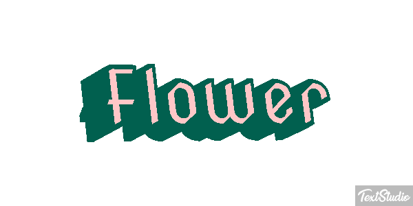 Flower Effetto testo