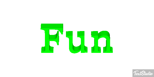 Fun Metin efekti