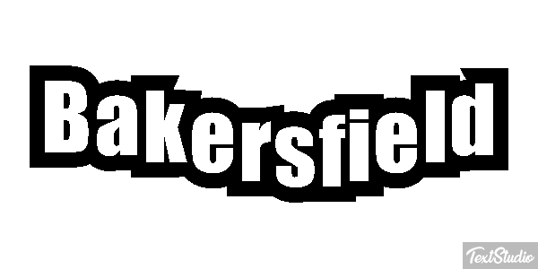 Bakersfield Texteffekt