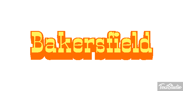 Bakersfield Texteffekt
