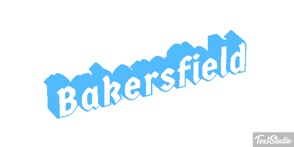 Bakersfield Texteffekt