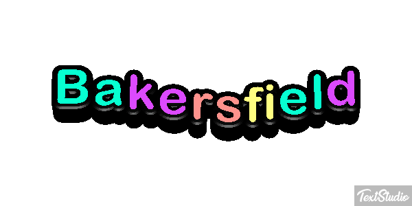 Bakersfield Texteffekt