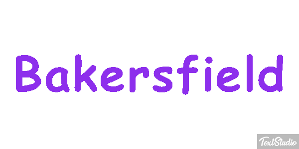 Bakersfield Texteffekt