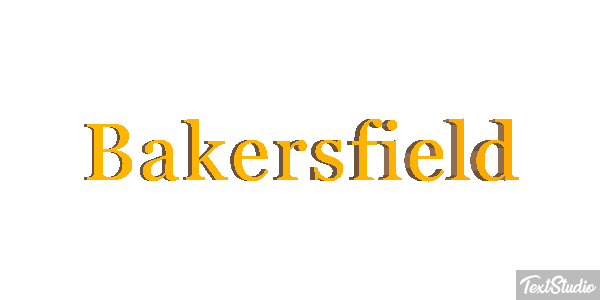 Bakersfield Texteffekt