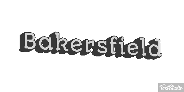 Bakersfield Texteffekt