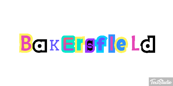 Bakersfield Texteffekt