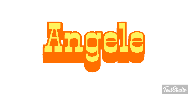 Angele Text effect