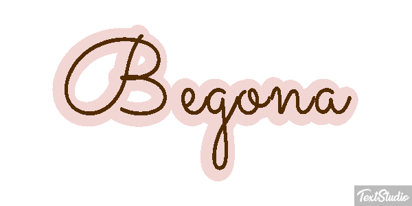 Begoña Efecto de texto