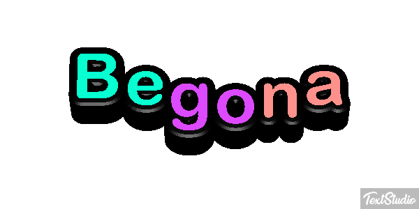 Begoña Efecto de texto