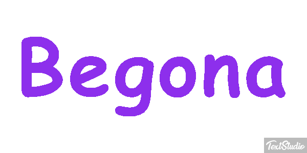Begoña Efecto de texto