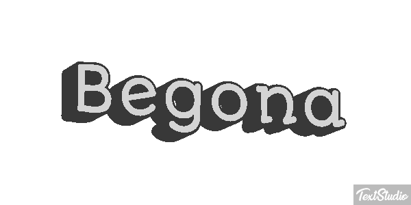 Begoña Efecto de texto
