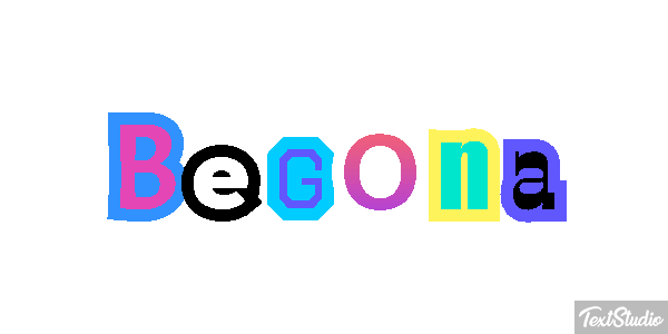 Begoña Efecto de texto