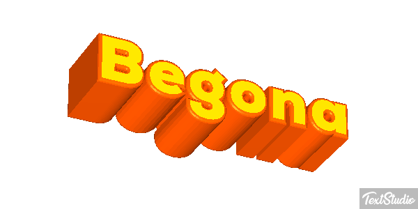 Begoña Efecto de texto
