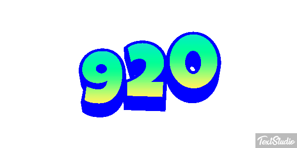 920 Metin efekti