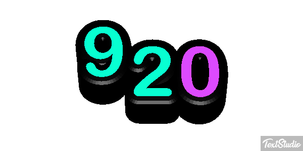 920 Metin efekti
