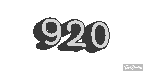 920 Metin efekti