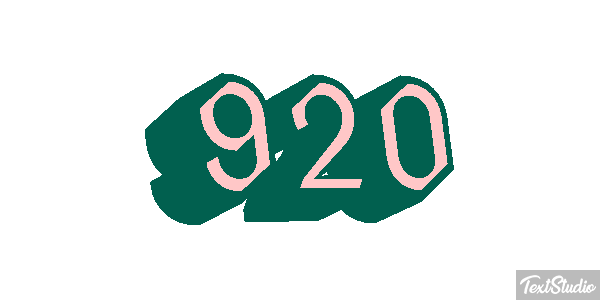 920 Metin efekti