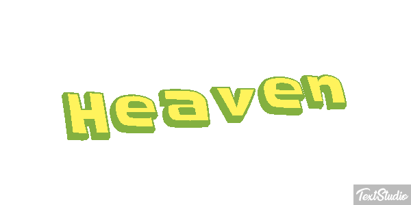 Heaven Efeito do texto