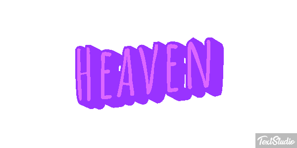 Heaven Efeito do texto