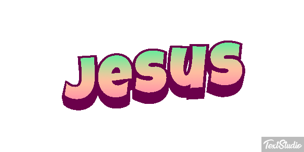 Jesus Text effect