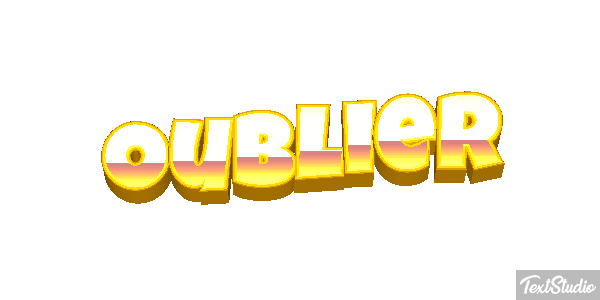 Oublier Effet de texte