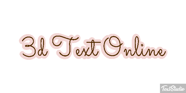 3D Text Online Text effect