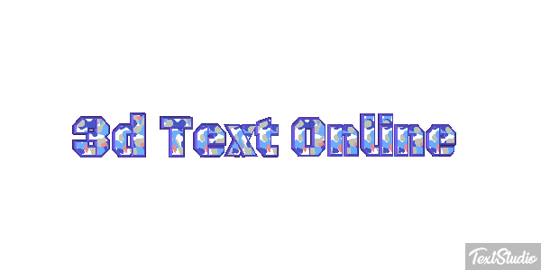 3D Text Online Text effect
