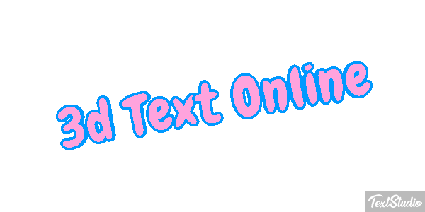 3D Text Online Text effect
