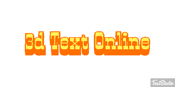 3D Text Online Text effect
