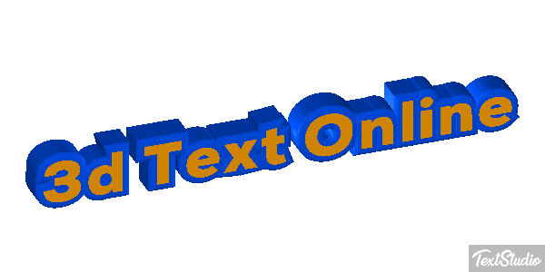 3D Text Online Text effect