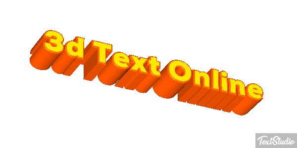 3D Text Online Text effect