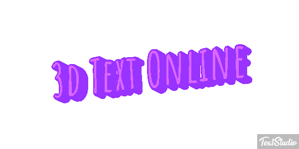 3D Text Online Text effect
