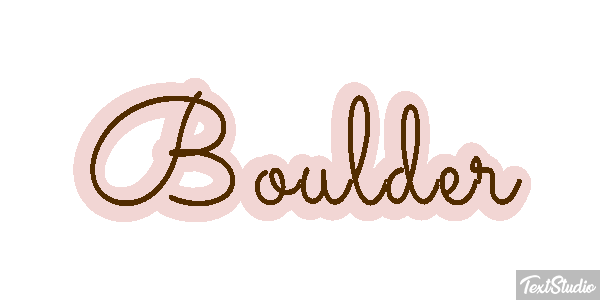 Boulder テキスト効果