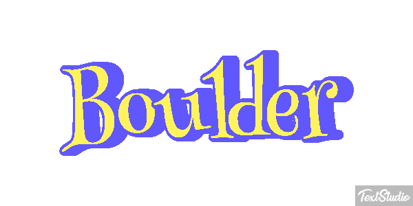 Boulder テキスト効果