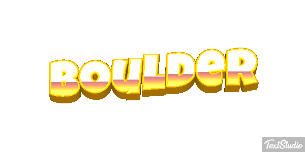 Boulder テキスト効果
