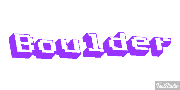 Boulder テキスト効果