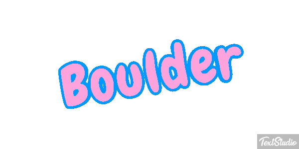 Boulder テキスト効果