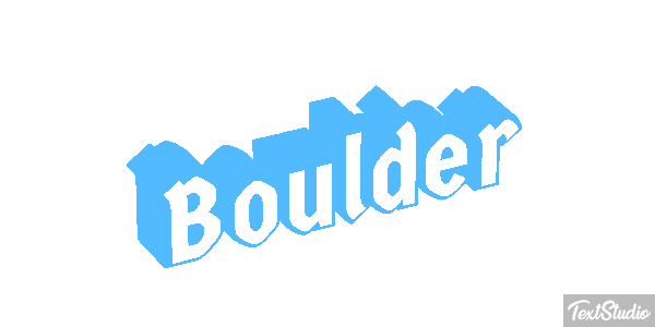 Boulder テキスト効果