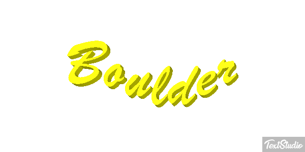 Boulder テキスト効果