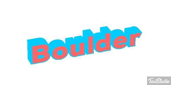 Boulder テキスト効果