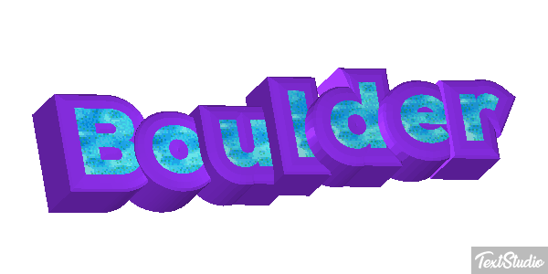 Boulder テキスト効果