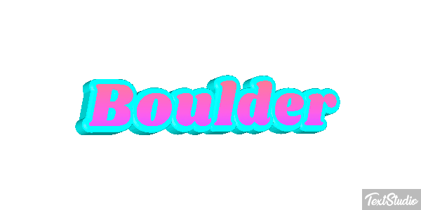 Boulder テキスト効果