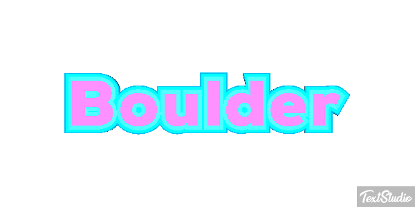 Boulder テキスト効果