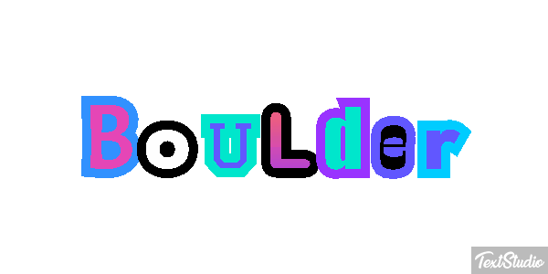 Boulder テキスト効果